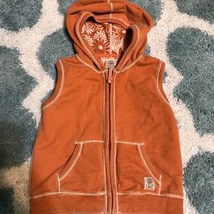 Lucky zip up vest toddler girl